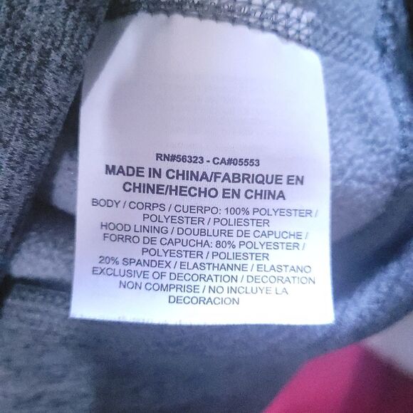 Nike Womens Sweater Adult Medium Gray Pink Hoodie Swoosh Pullover Casual Ladies - Picture 6 of 9